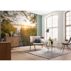 Vlies Fototapete Lakeside 300x250 cm ^ Komar Sale
