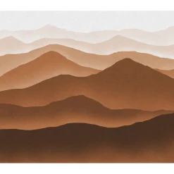 Vlies Fototapete Macchiato Mountains 300x250 cm ^ Komar Hot