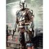 Vlies Fototapete Mandalorian Fight Posture 200x280 cm ^ Komar Hot
