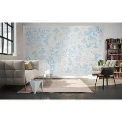 Vlies Fototapete Mickey Sketches 400x250 cm ^ Komar New