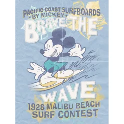 Vlies Fototapete Mickey Brave the Wave 200x280 cm ^ Komar Outlet