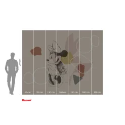 Vlies Fototapete Minnie Soft Shapes 350x280 cm ^ Komar Clearance