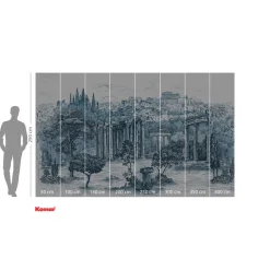 Vlies Fototapete Ruins 400x250 cm ^ Komar Hot