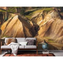 Vlies Fototapete Shiny Mountains 400x250 cm ^ Komar Online