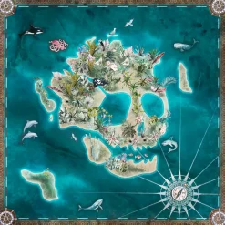 Vlies Fototapete Skull Island 250x250 cm ^ Komar Discount