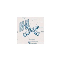 Vlies Fototapete Spacecraft Architecture 400x280 cm ^ Komar Best