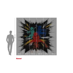 Vlies Fototapete Spider-Man Color Explosion 300x280 cm ^ Komar Sale