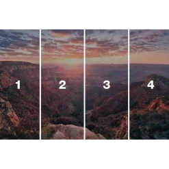 Vlies Fototapete The Canyon 400x250 cm ^ Komar Discount