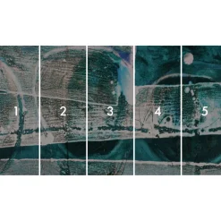 Vlies Fototapete Tracks Imbricating 500x280 cm ^ Komar Best