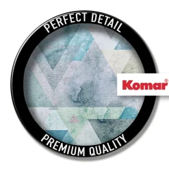 Vlies Fototapete Triangles Blue 400x250 cm ^ Komar Outlet