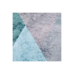 Vlies Fototapete Triangles Blue 400x250 cm ^ Komar Outlet