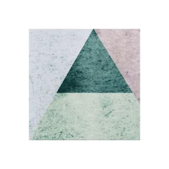 Vlies Fototapete Triangles Blue 400x250 cm ^ Komar Outlet