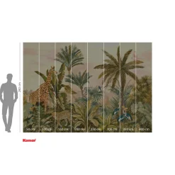 Vlies Fototapete Tropical Vintage Garden 400x280 cm ^ Komar Discount