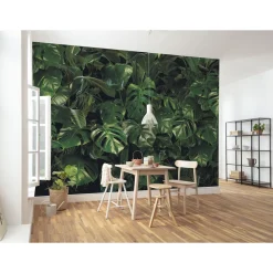 Vlies Fototapete Tropical Wall 400x250 cm ^ Komar