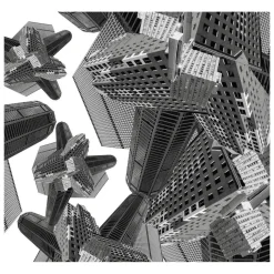 Vlies Fototapete Urban Structure 250x250 cm ^ Komar Clearance