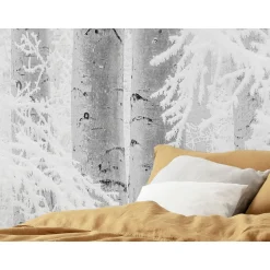 Vlies Fototapete Winter Wood 400x280 cm ^ Komar Sale