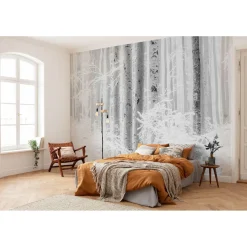 Vlies Fototapete Winter Wood 400x280 cm ^ Komar Sale