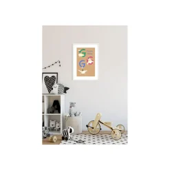 Wandbild ABC Animal G 40x50 cm ^ Komar Best
