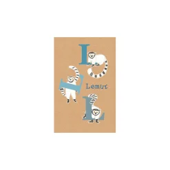 Wandbild ABC Animal L 40x50 cm ^ Komar Online