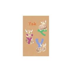 Wandbild ABC Animal Y 40x50 cm ^ Komar Online