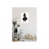 Wandbild Alice Silhouette 40x50 cm ^ Komar Best