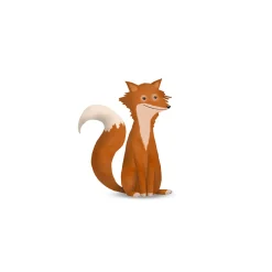 Wandbild Cute Animal Fox 50x70 cm ^ Komar New