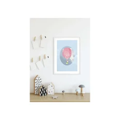 Wandbild Happy Balloon Blue 40x50 cm ^ Komar Outlet