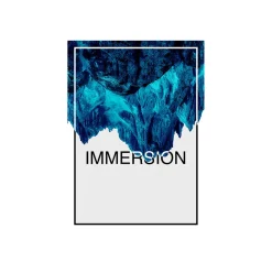 Wandbild Immersion Blue 50x70 cm ^ Komar New