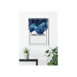 Wandbild Immersion Blue 50x70 cm ^ Komar New