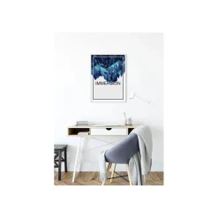 Wandbild Immersion Blue 50x70 cm ^ Komar New