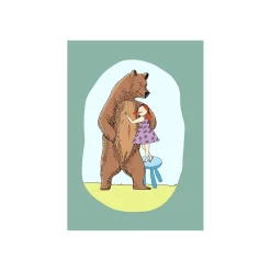 Wandbild Lili and Bear 50x70 cm ^ Komar New