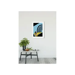 Wandbild Mickey Mouse Foot Tunnel 50x70 cm ^ Komar