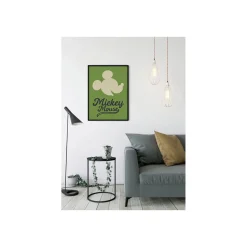 Wandbild Mickey Mouse Green Head 40x50 cm ^ Komar Discount