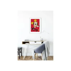 Wandbild Mickey Mouse Magnifying Glass 50x70 cm ^ Komar Clearance