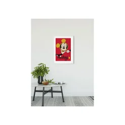 Wandbild Mickey Mouse Magnifying Glass 40x50 cm ^ Komar Clearance