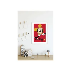Wandbild Mickey Mouse Magnifying Glass 40x50 cm ^ Komar Clearance