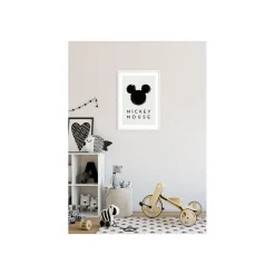 Wandbild Mickey Mouse Silhouette 50x70 cm ^ Komar