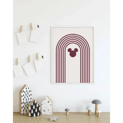 Wandbild Minimal Mickey 50x70 cm ^ Komar Discount