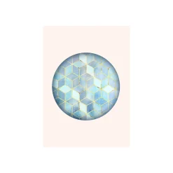 Wandbild Mosaik Circle Azzuro 50x70 cm ^ Komar Outlet