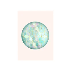 Wandbild Mosaik Circle Verde 50x70 cm ^ Komar Clearance