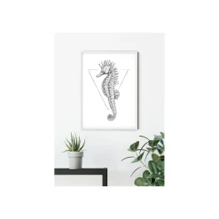 Wandbild Sea Horse White 50x70 cm ^ Komar Outlet