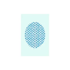Wandbild Shelly Patterns Aqua 50x70 cm ^ Komar Clearance
