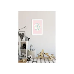 Wandbild Shelly Patterns Rose 50x70 cm ^ Komar New
