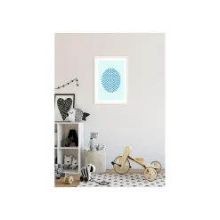Wandbild Shelly Patterns Aqua 40x50 cm ^ Komar New