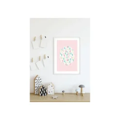 Wandbild Shelly Patterns Rose 40x50 cm ^ Komar Best
