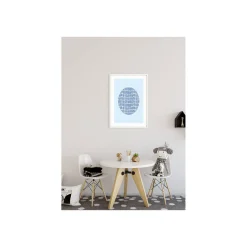Wandbild Shelly Patterns Blue 40x50 cm ^ Komar Sale