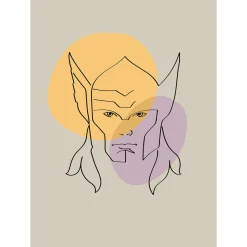 Wandbild Soulful Sanctuary Thor Head 50x70 cm ^ Komar New