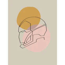 Wandbild Soulful Sanctuary Iron Man Head 50x70 cm ^ Komar Outlet
