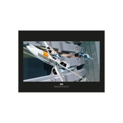 Wandbild Star Wars Classic X-Wing vs TIE-Fighter 70x50 cm ^ Komar Discount