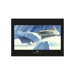 Wandbild Star Wars Classic Hoth Echo Base 70x50 cm ^ Komar Clearance